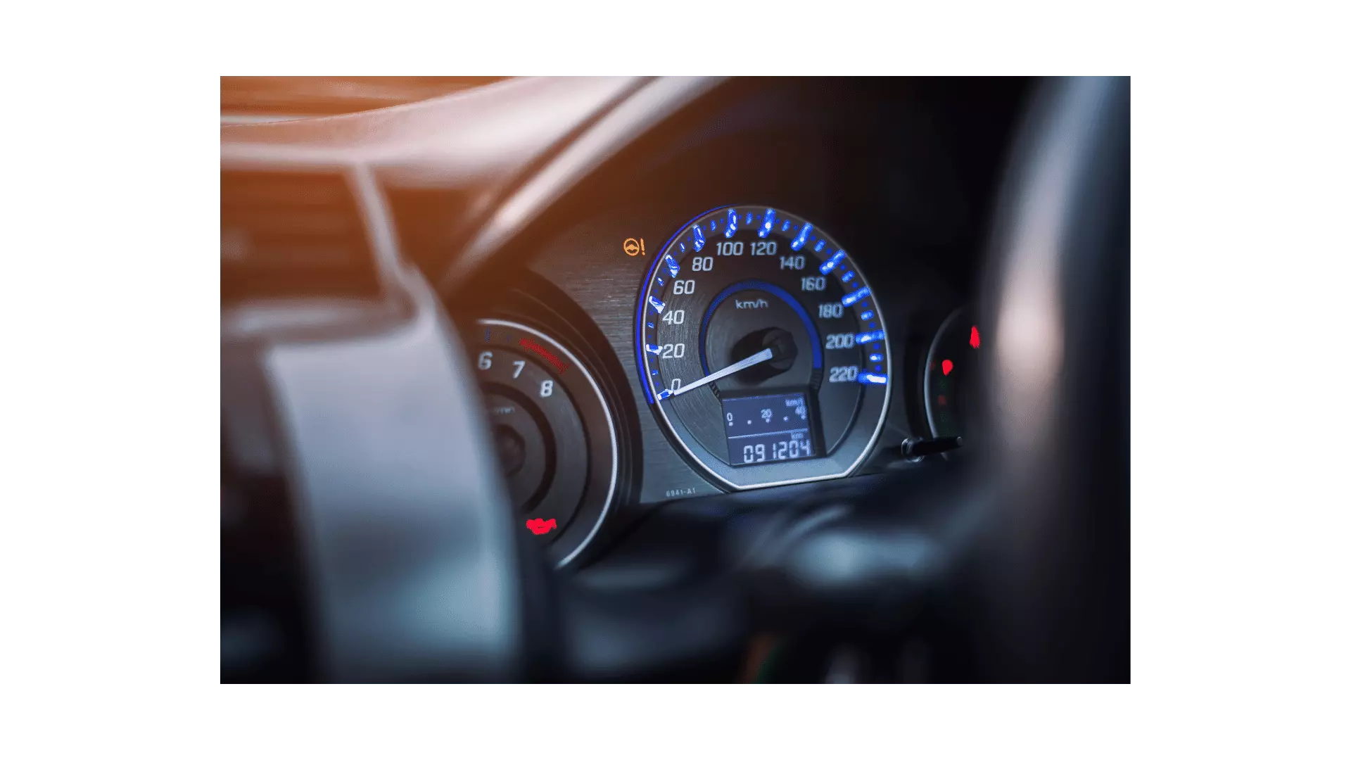 guage cluster on car